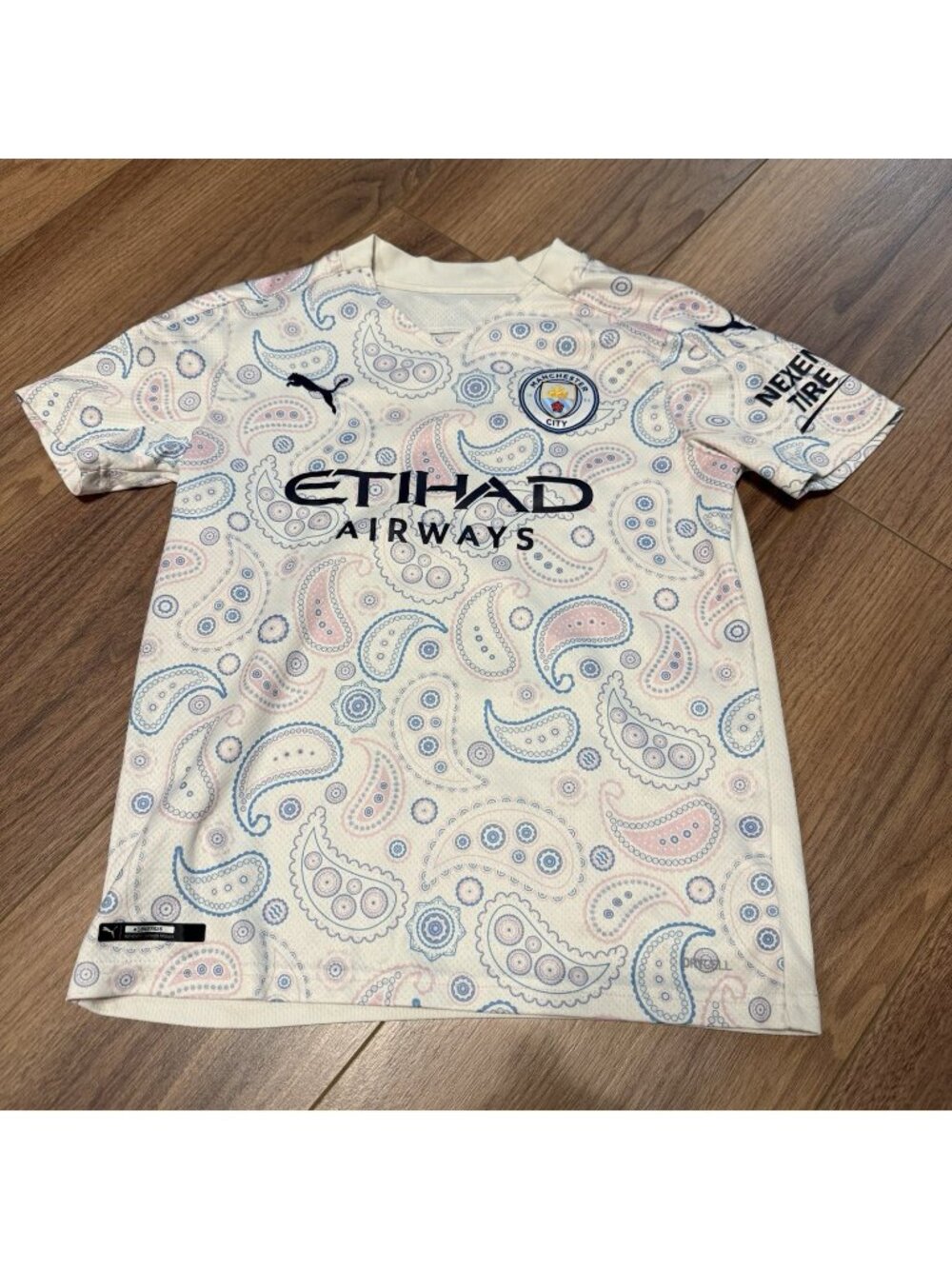Manchester City De Bruyne Puma Soccer Jersey Youth Medium